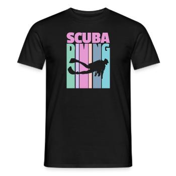 Scuba Diving - Diving Expert Ocean Depth Scuba - T-shirt homme - noir - Devant - AI Model Male 178 light (178cm)