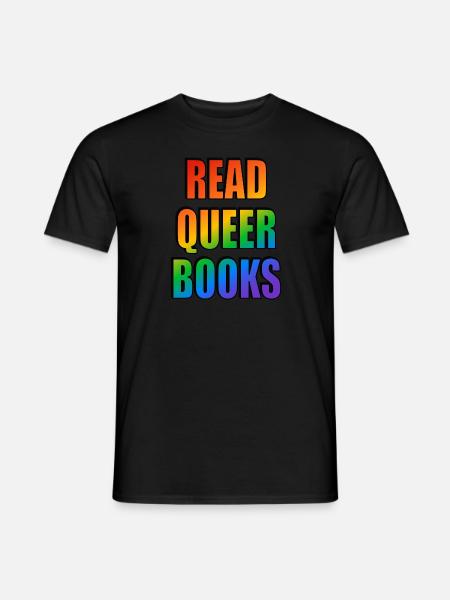 Read Queer Books - Men's T-Shirt - black