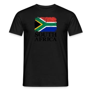 Afrique du Sud - T-shirt homme - noir - Devant - AI Model Male 178 light (178cm)