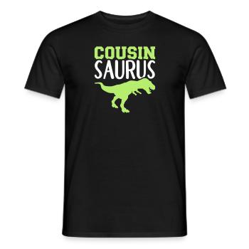 Cousin - Männer T-Shirt - Schwarz - Vorne - AI Model Male 178 light (178cm)