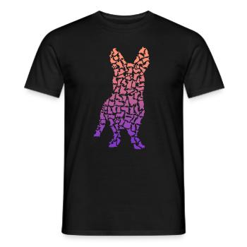Welsh Corgi Cardigan Propriétaire de chien Welsh Corgi - T-shirt homme - noir - Devant - AI Model Male 178 light (178cm)