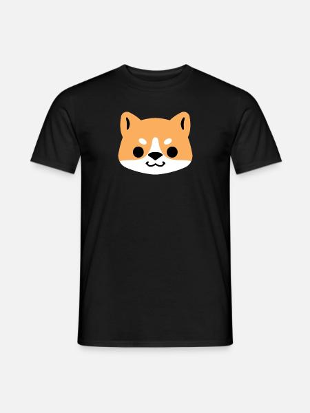 Corgi rouge - T-shirt homme - noir