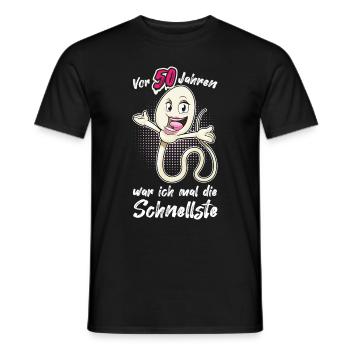 50 Geburtstag Frauen 1971 Jahrgang 50. Jubiläum - Männer T-Shirt - Schwarz - Vorne - AI Model Male 178 light (178cm)