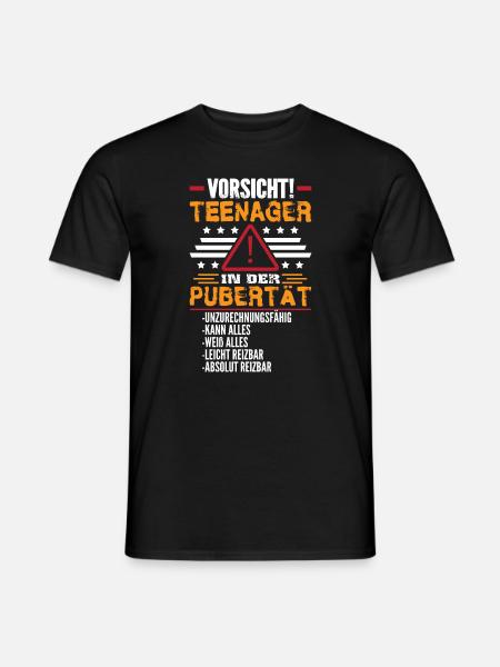 Teenager in der Pubertät - Männer T-Shirt - Schwarz