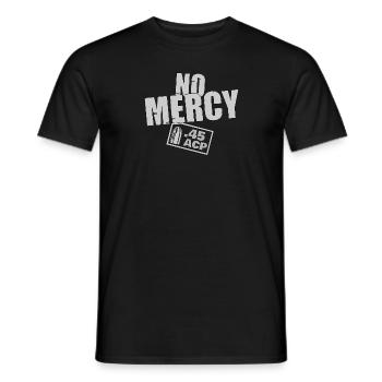 No Mercy 45acp grey - Männer T-Shirt - Schwarz - Vorne - AI Model Male 178 light (178cm)