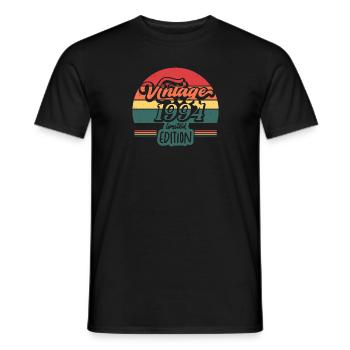 Vintage 1994 Limited edition - T-shirt homme - noir - Devant - AI Model Male 178 light (178cm)