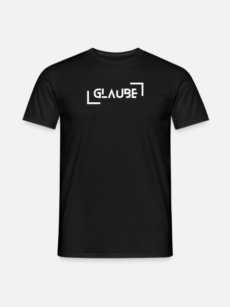 Glaube - Männer T-Shirt - Schwarz