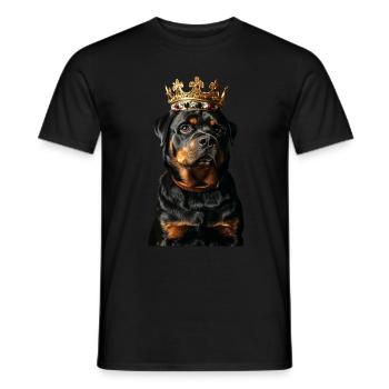 Rottweiler - T-shirt homme - noir - Devant - AI Model Male 178 light (178cm)