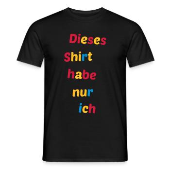 chemise seulement j'ai le cadeau disant humoristique coloré - T-shirt homme - noir - Devant - AI Model Male 178 light (178cm)