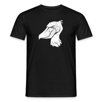 Schuhschnabel Vogel Ornithologe Wald I Geschenk - Männer T-Shirt - Schwarz - Vorne - AI Model Male 178 light (178cm)