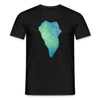 La Palma - Männer T-Shirt - Schwarz - Vorne - AI Model Male 178 light (178cm)