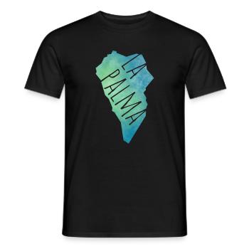 La Palma - Männer T-Shirt - Schwarz - Vorne - AI Model Male 178 light (178cm)