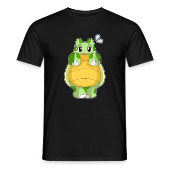 Tortue mignonne - T-shirt homme - noir - Devant - AI Model Male 178 light (178cm)