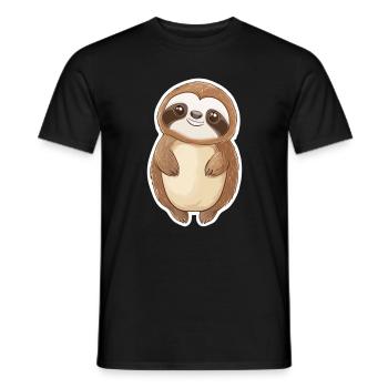 Paresse - T-shirt homme - noir - Devant - AI Model Male 178 light (178cm)