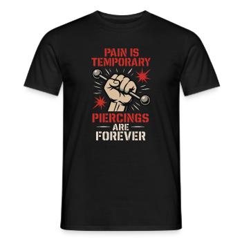 Piercing Addict Body Mod Enthusiast - T-shirt homme - noir - Devant - AI Model Male 178 light (178cm)