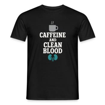 Dialysis Nurse Tech Kidney Care Nephrology - Men's T-Shirt - black - Front - AI Model Male 178 light (178cm)