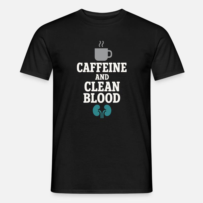Dialyse Schwester Tech Nierenpflege Nephrologie - Männer T-Shirt - Schwarz