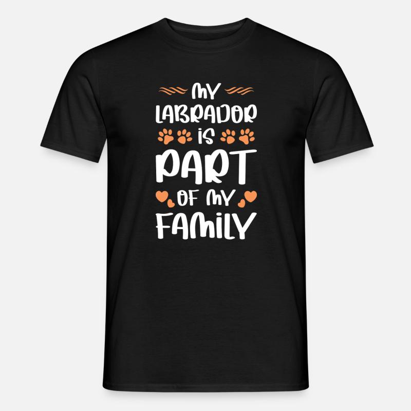LABRADOR - Männer T-Shirt - Schwarz