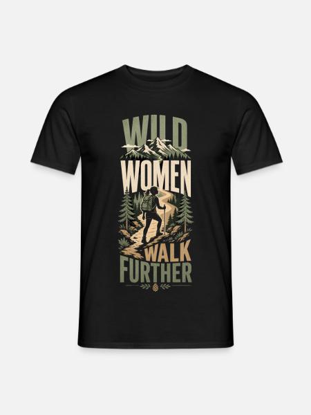 Wandern Frauen - Männer T-Shirt - Schwarz