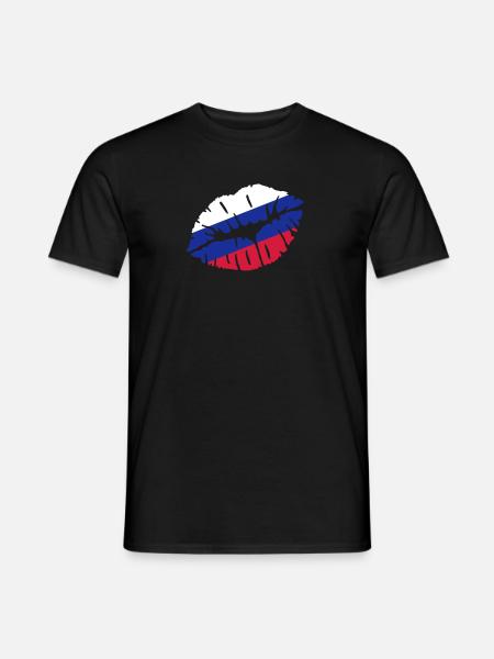Russie - T-shirt homme - noir