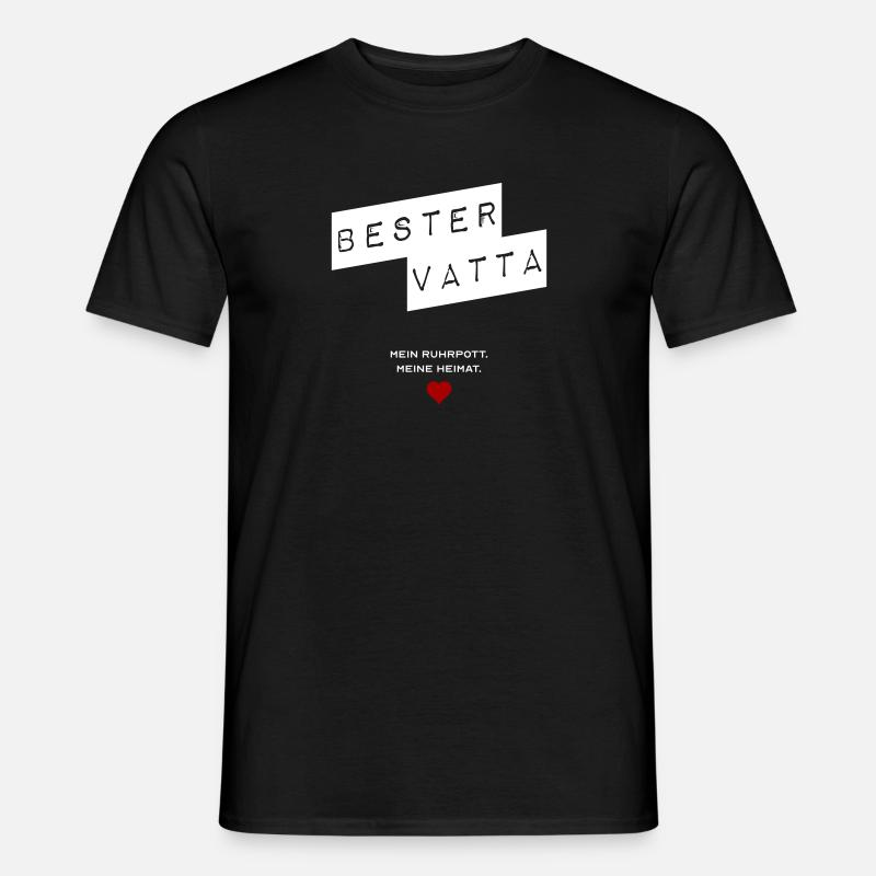 Bester Vatta - Männer T-Shirt - Schwarz