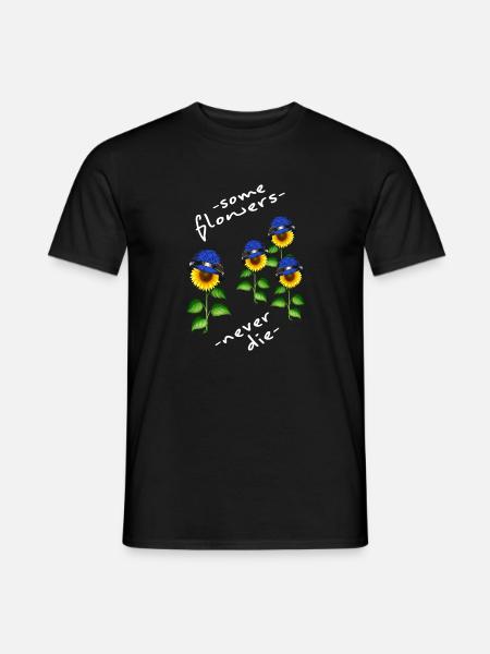ukraine solidarität free kiew stand with mariupol - Männer T-Shirt - Schwarz