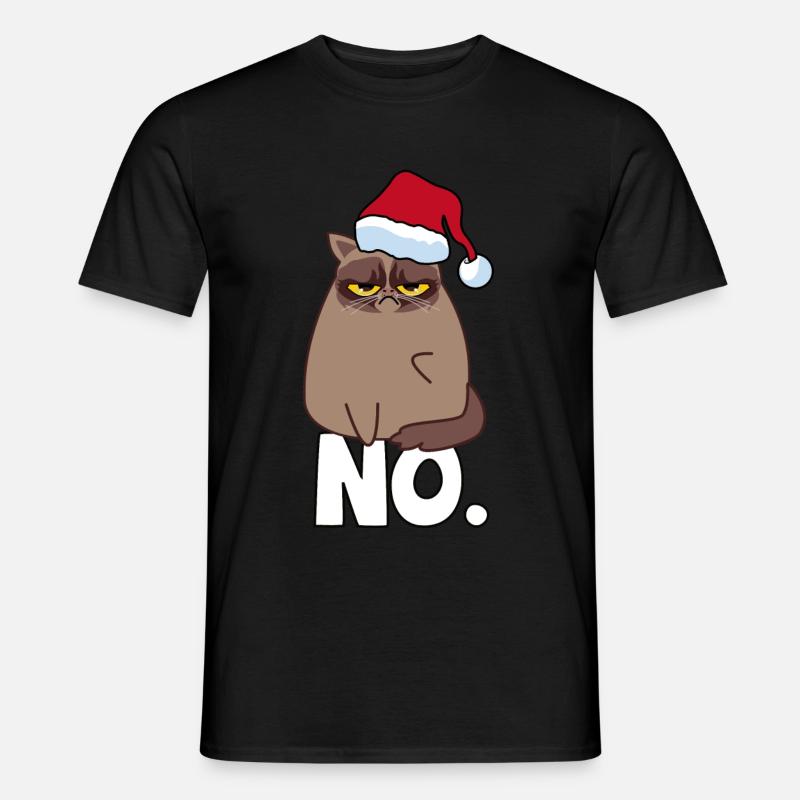 Grumpy Cat Ugly Sweater - Men’s T-shirt - black