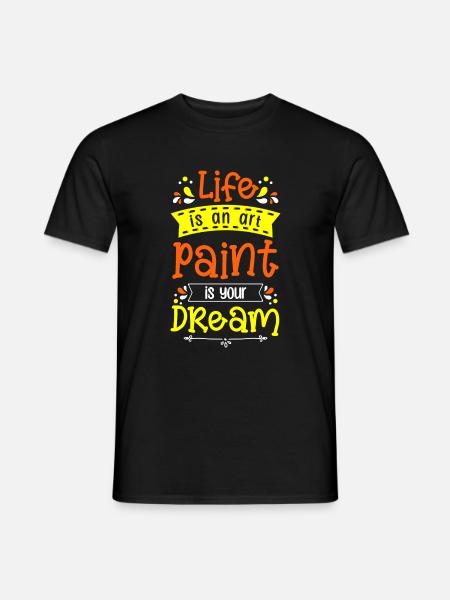 Painter Artist Varnisher Master Painter - Men's T-Shirt - black