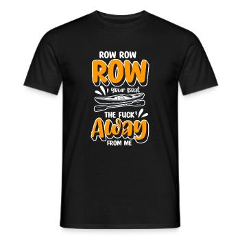 Rowing Rowing - Men's T-Shirt - black - Front - AI Model Male 178 light (178cm)