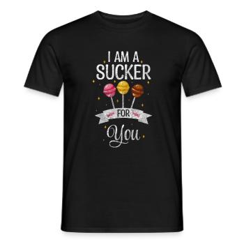 Pâte à muffins au sucre au chocolat - T-shirt homme - noir - Devant - AI Model Male 178 light (178cm)