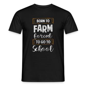Récolte Agriculture Récolter Temps Légumes - T-shirt homme - noir - Devant - AI Model Male 178 light (178cm)