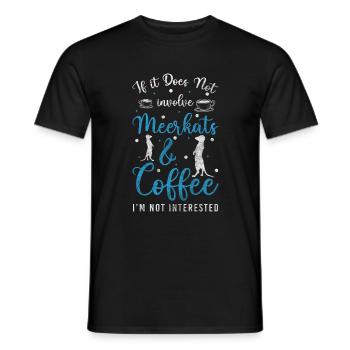 Wildnis Natur Süß - Männer T-Shirt - Schwarz - Vorne - AI Model Male 178 light (178cm)