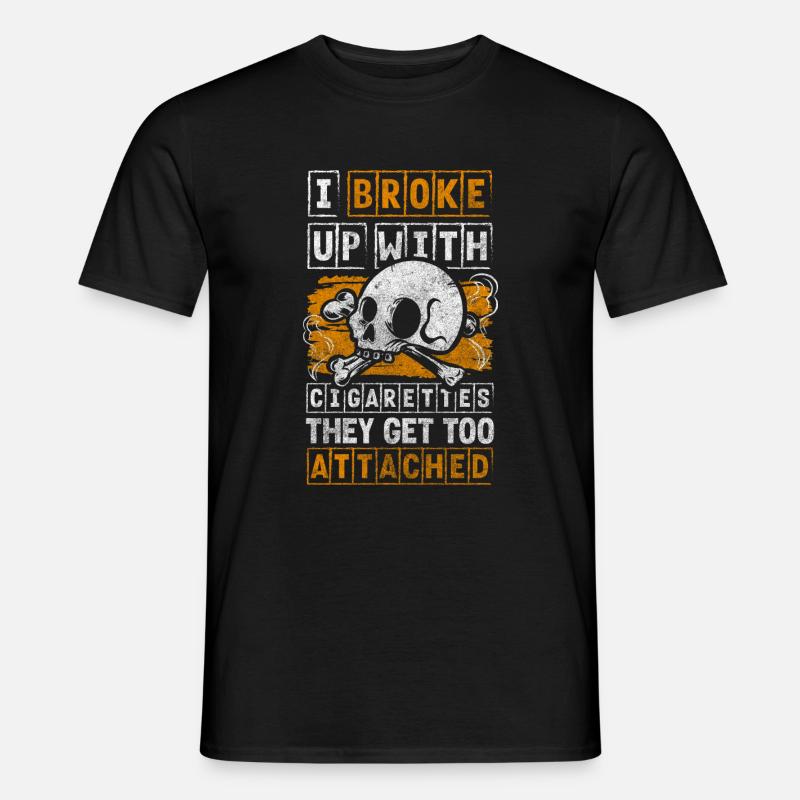 Nichtraucher Tabak - Männer T-Shirt - Schwarz