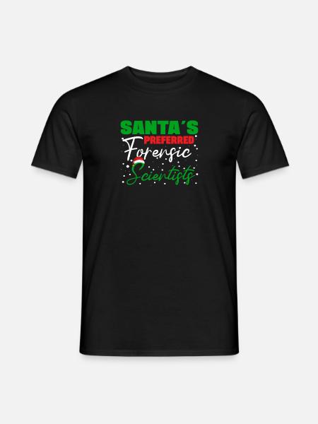 L’idée de cadeau du médecin légiste préféré du Père Noël - T-shirt homme - noir