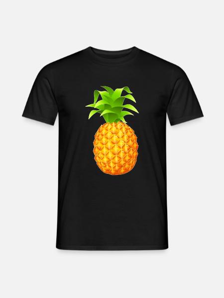 pineapple - Men's T-Shirt - black