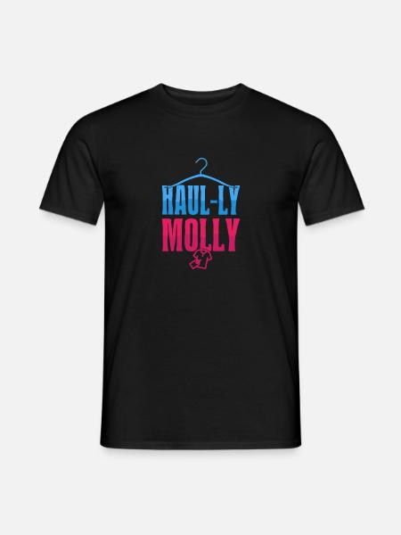 Thrift Shopper Haul-ly Molly Thrift Store - Männer T-Shirt - Schwarz