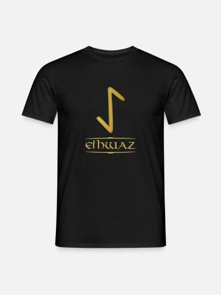 Eihwaz - Rune /Older Futhark /Series of 24 Runes - Men's T-Shirt - black