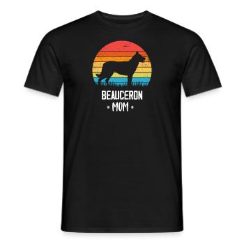 Beauceron - Men's T-Shirt - black - Front - AI Model Male 178 light (178cm)