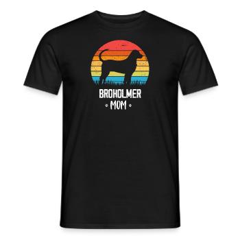 Broholmer - T-shirt homme - noir - Devant - AI Model Male 178 light (178cm)