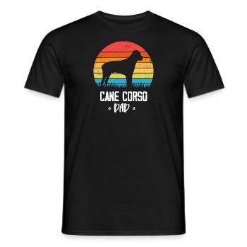 Cane Corso - Männer T-Shirt - Schwarz - Vorne - AI Model Male 178 light (178cm)
