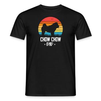 Chow Chow - Männer T-Shirt - Schwarz - Vorne - AI Model Male 178 light (178cm)