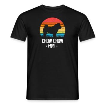 Chow Chow - Männer T-Shirt - Schwarz - Vorne - AI Model Male 178 light (178cm)