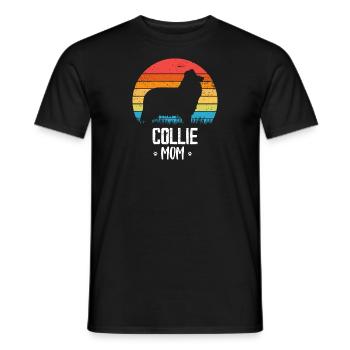 Collie - Männer T-Shirt - Schwarz - Vorne - AI Model Male 178 light (178cm)