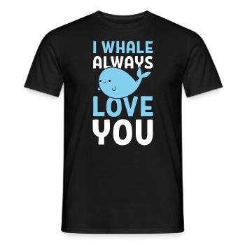 Je t’aime toujours biologiste de l’eau - T-shirt homme - noir - Devant - AI Model Male 178 light (178cm)