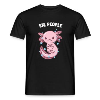 EW Menschen lustige introvertierte Humor Antisozia - Männer T-Shirt - Schwarz - Vorne - AI Model Male 178 light (178cm)