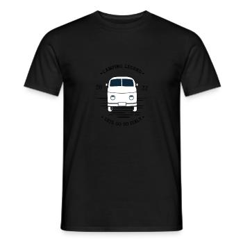 Camping Legend 2022 bl - Männer T-Shirt - Schwarz - Vorne - AI Model Male 178 light (178cm)