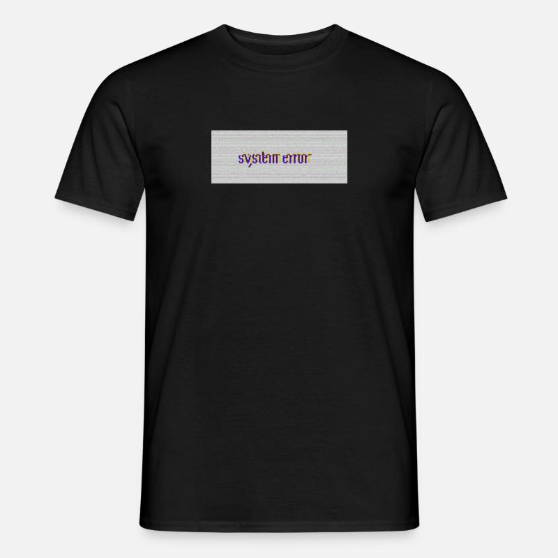 system error - Men’s T-shirt - black