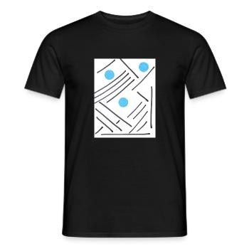 Lee - Männer T-Shirt - Schwarz - Vorne - AI Model Male 178 light (178cm)