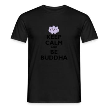 be buddha - Männer T-Shirt - Schwarz - Vorne - AI Model Male 178 light (178cm)