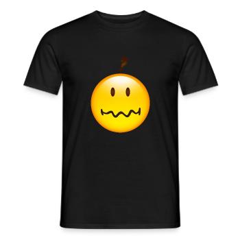 Smiley Question mark - T-shirt homme - noir - Devant - AI Model Male 178 light (178cm)